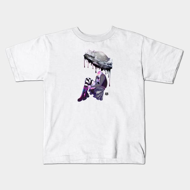 Inky Cap Kids T-Shirt by 3lue5tar